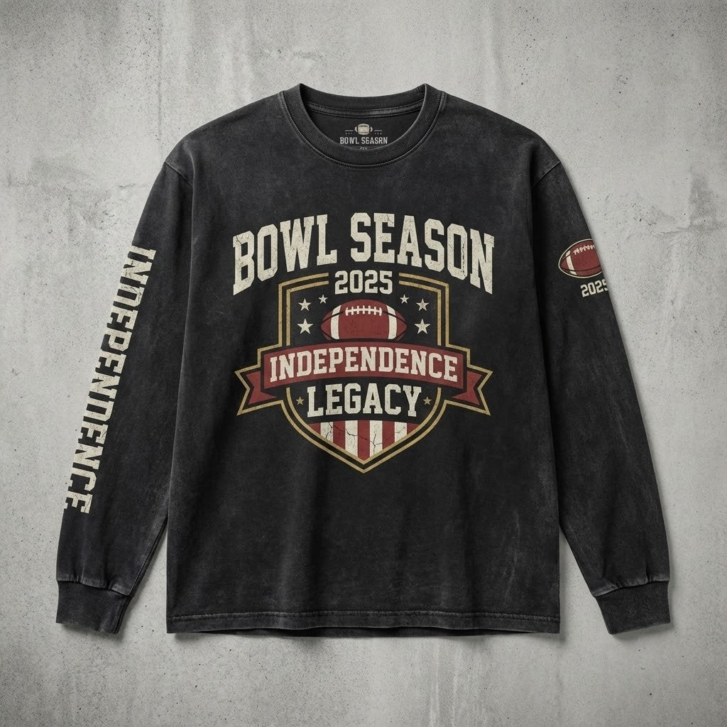 Bowl Season 2025 – Independence Legacy Acid Washed Longsleeve T-Shirt