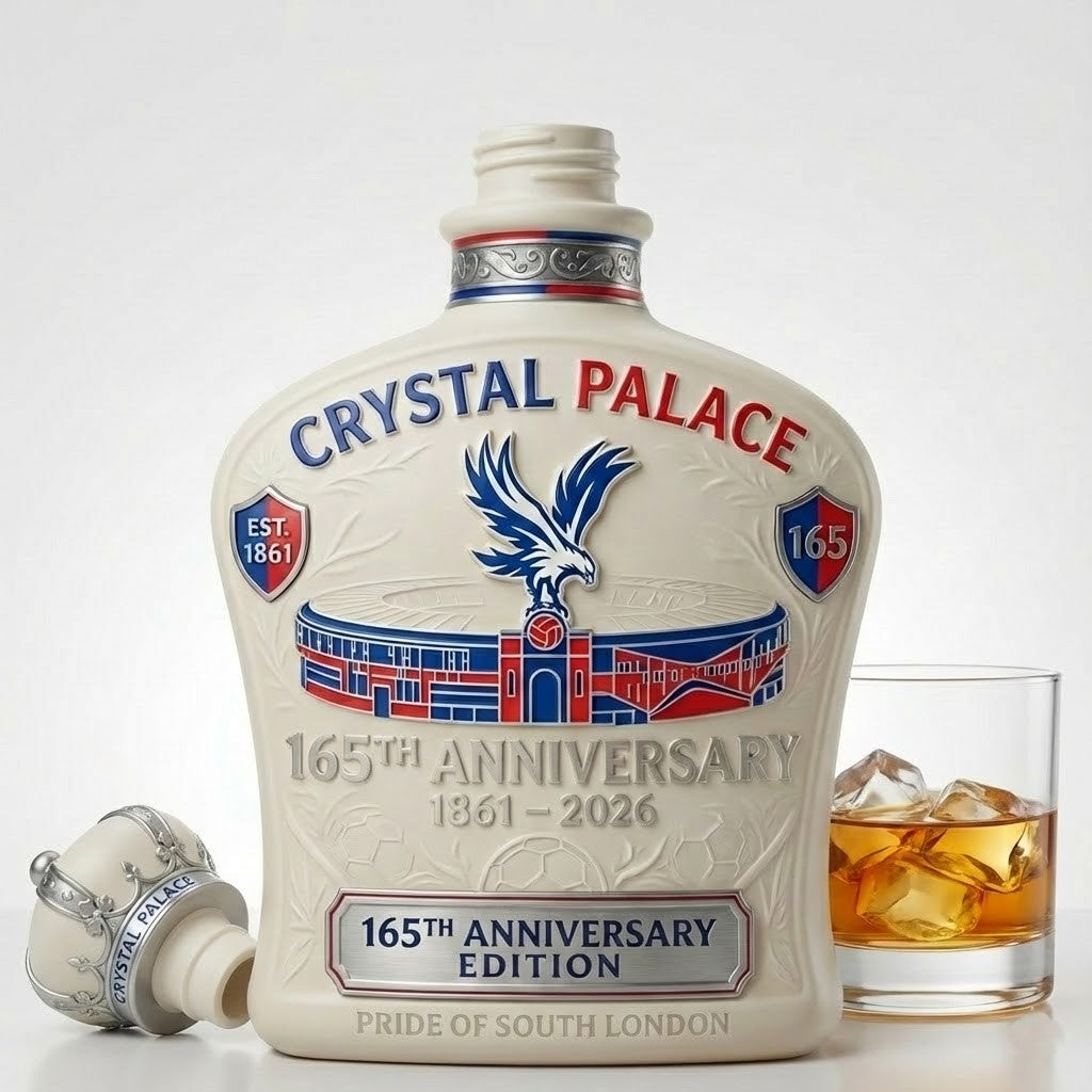 Crystal Palace 165th Anniversary whiskey decanter