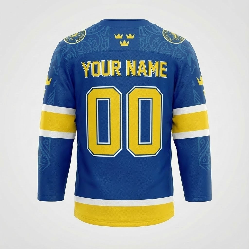 World Junior Hockey Championship 2026 Team Sweden Jersey
