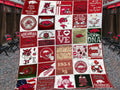 Arkansas Razorbacks Quilt Blanket – NCAA Collage Style Fan Gift