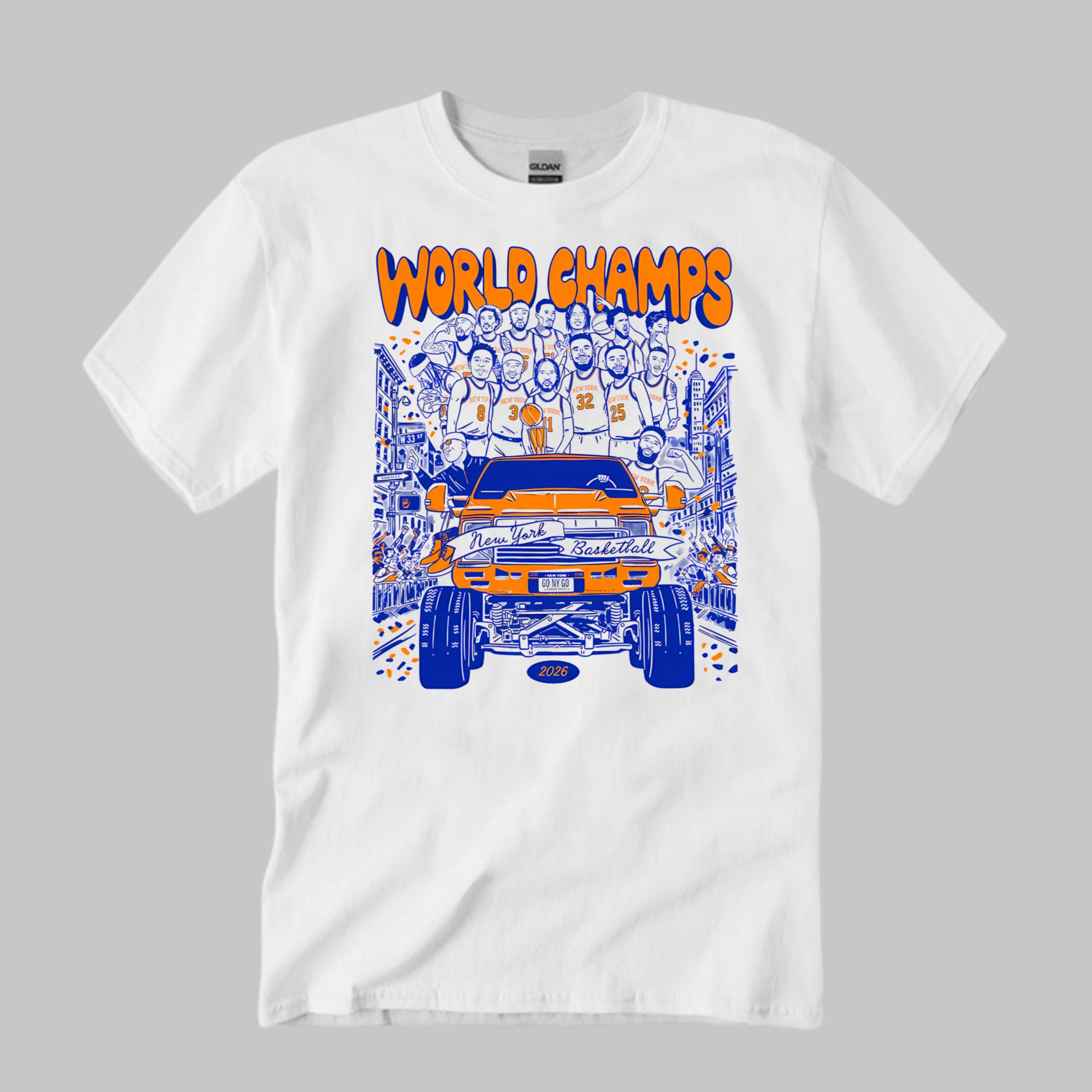 2026 Knicks World Champs Celebration Shirt