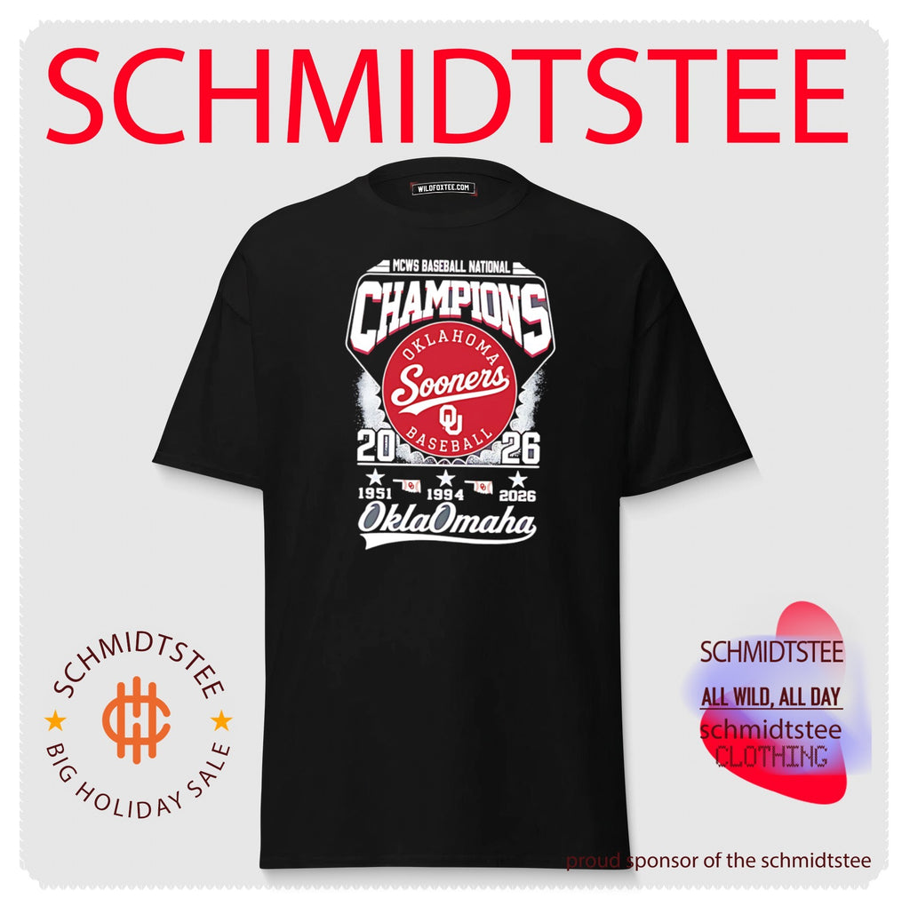 2026 MCWS Baseball National Champions Oklahoma Sooners OklaOmaha shirt