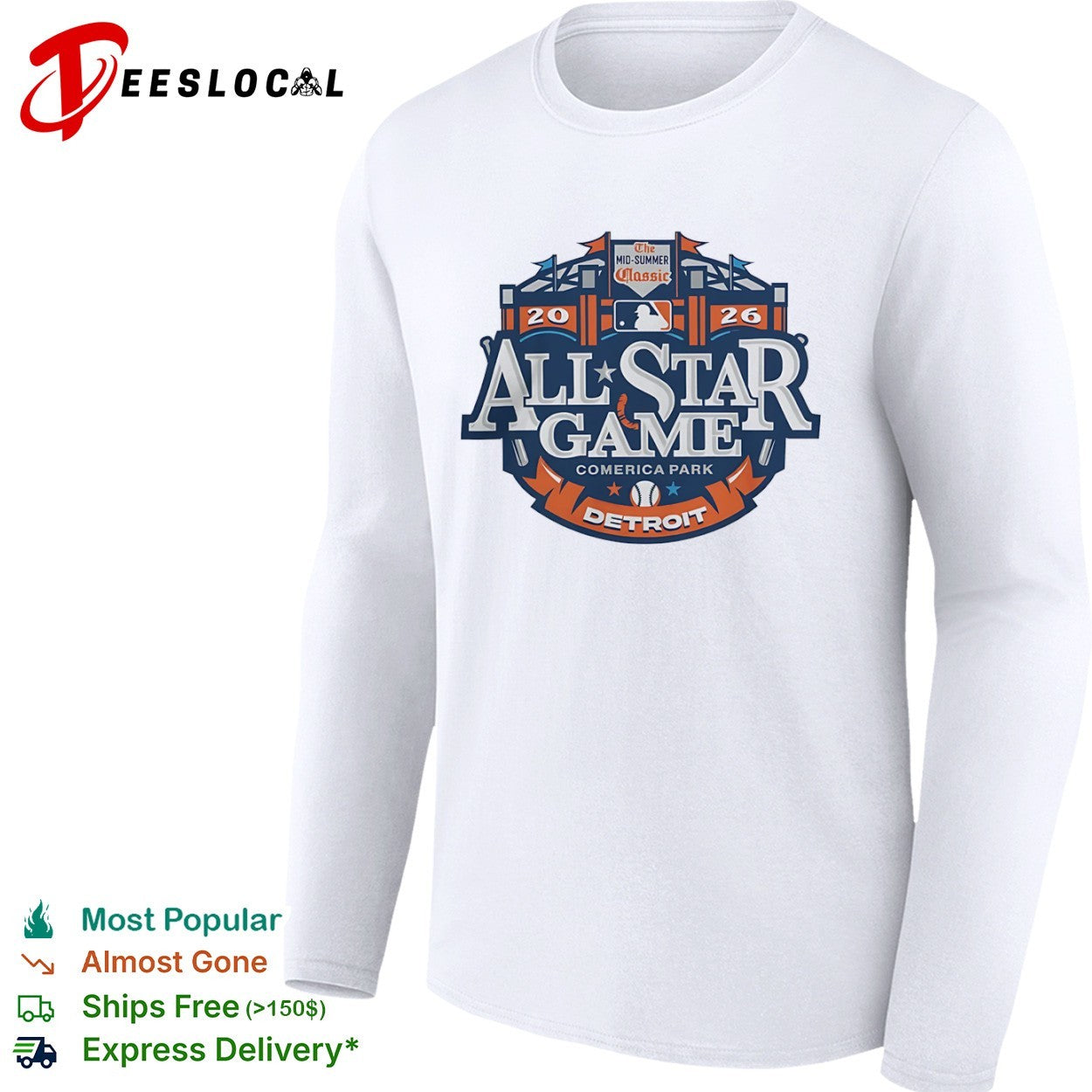 2026 MLB All Star Game The Mid Summer Detroit shirt