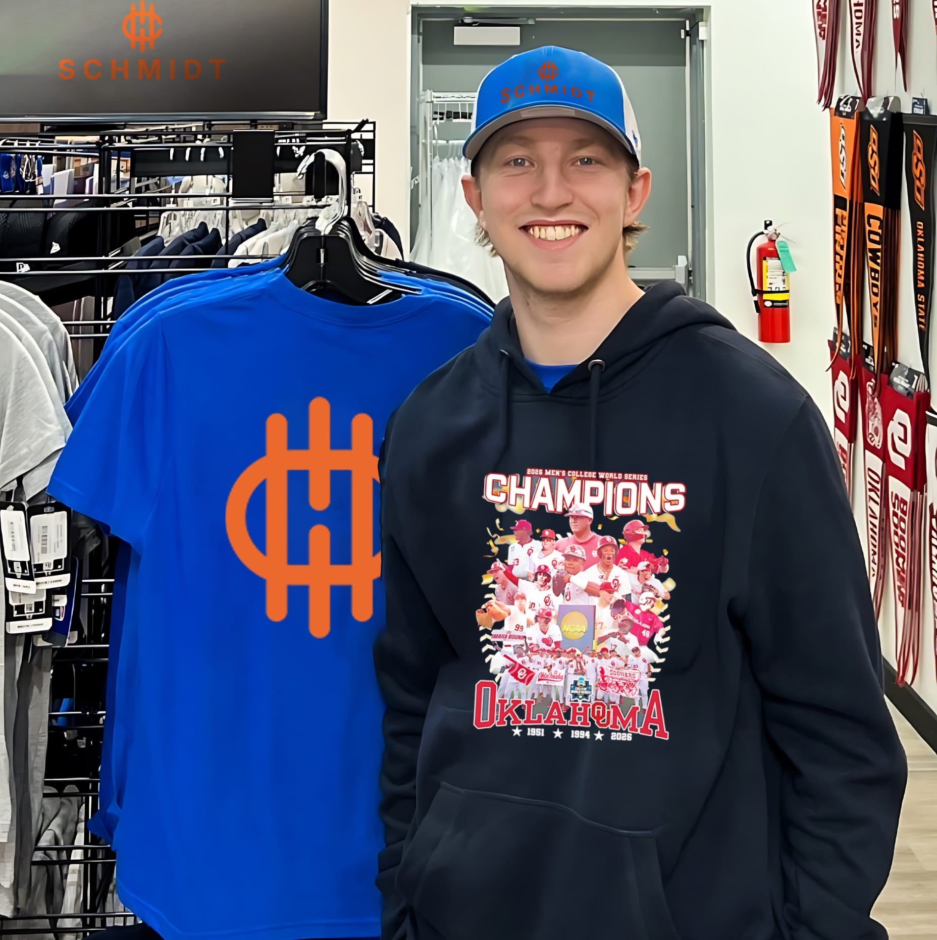 2026 Men’s college World Series Champions Oklahoma Sooners 1951 1994 2026 shirt