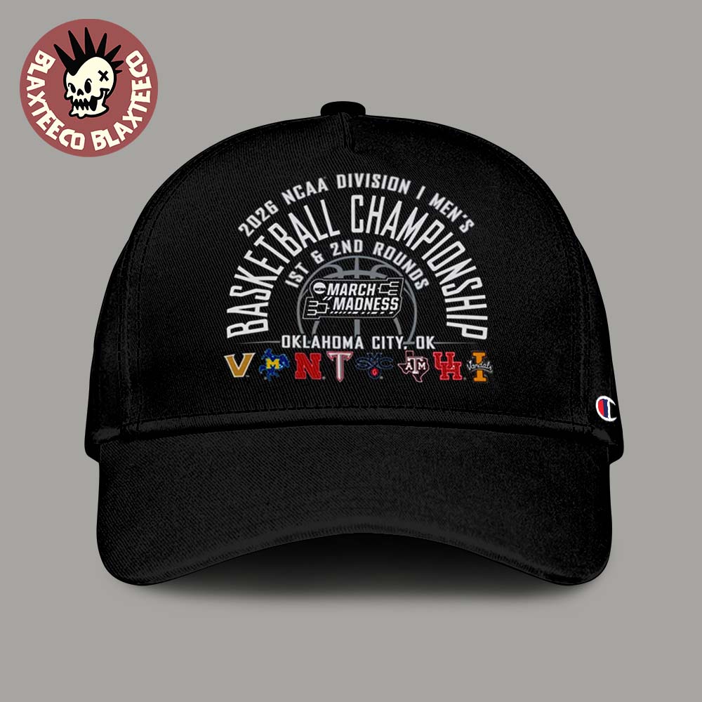 2026 NCAA Division I Men’s Basketball Championship March Madness Oklahoma City Oklahoma Cap Hat Snapback