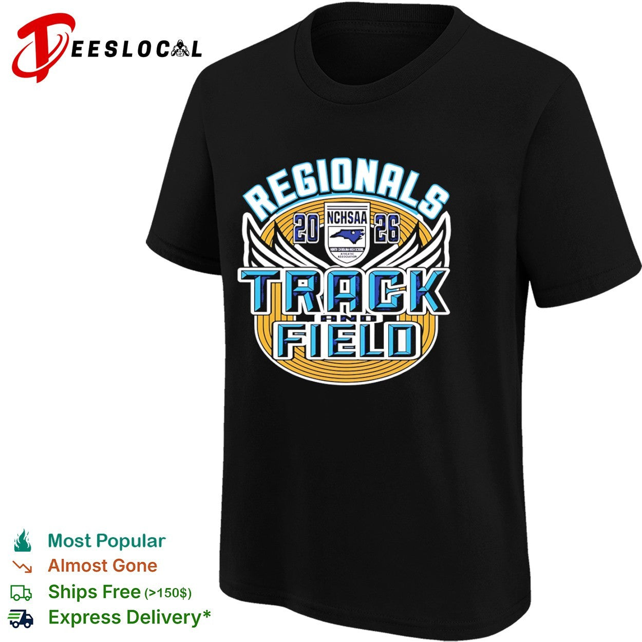 2026 Regionals NCHSAA Track Field North Carolina High School shirt