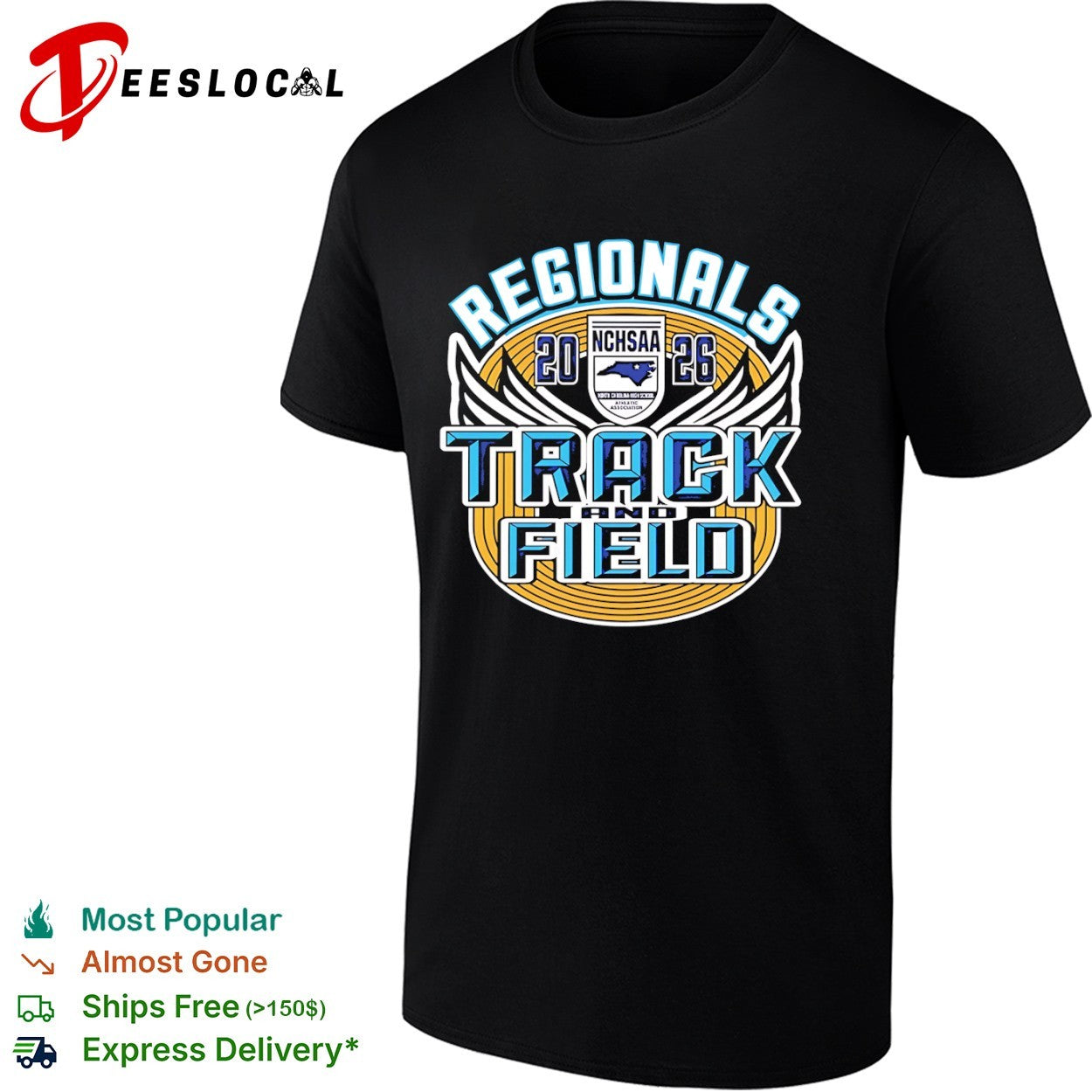 2026 Regionals NCHSAA Track Field North Carolina High School shirt