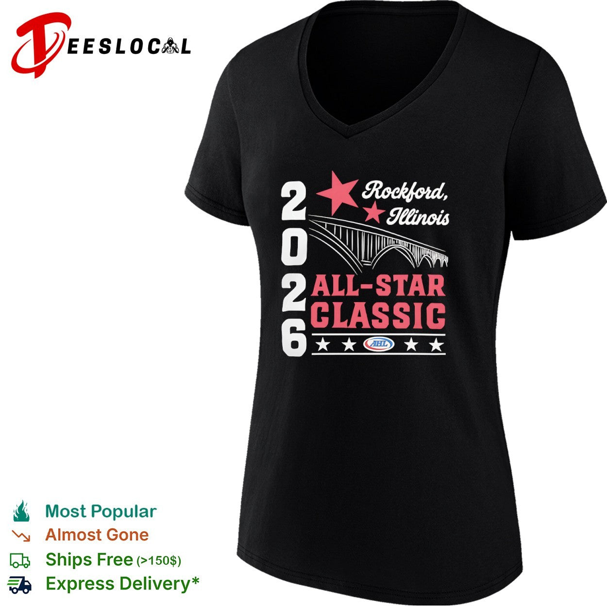 2026 Rockford Illinois All Star Classic AHL Hockey shirt