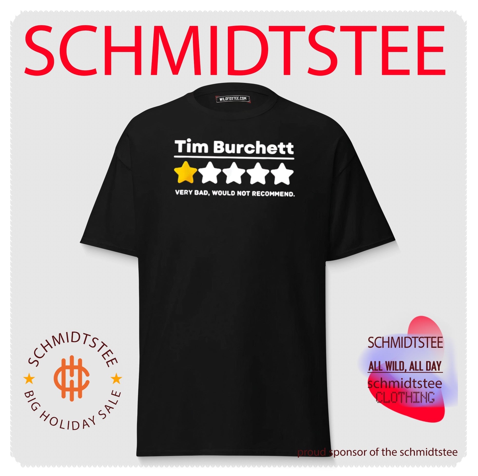 2026 Tim Burchett One Star Rating Very Bad Would Not Recommend shirt