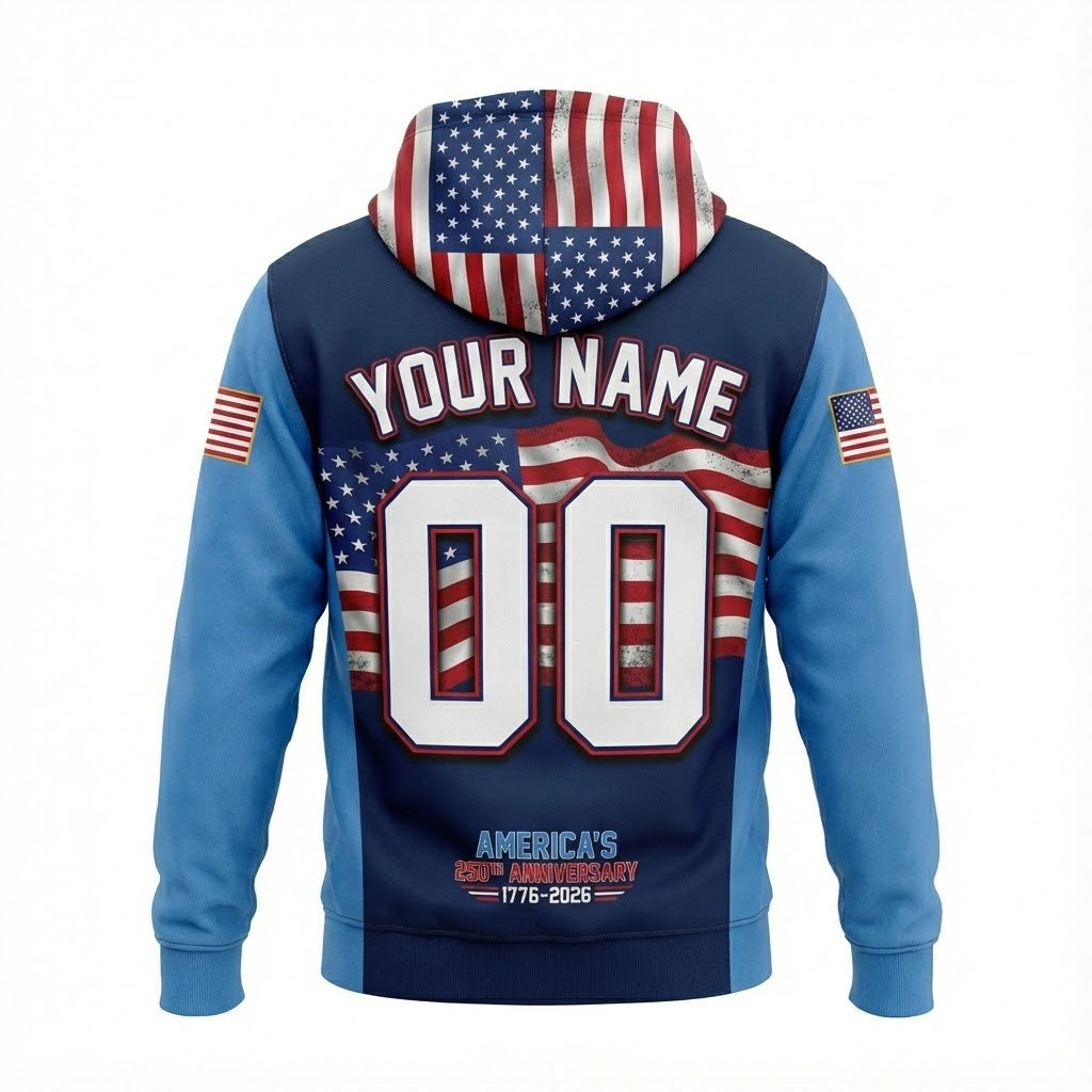 Tennessee Titans America’s 250th Anniversary 1776-2026 Hoodie