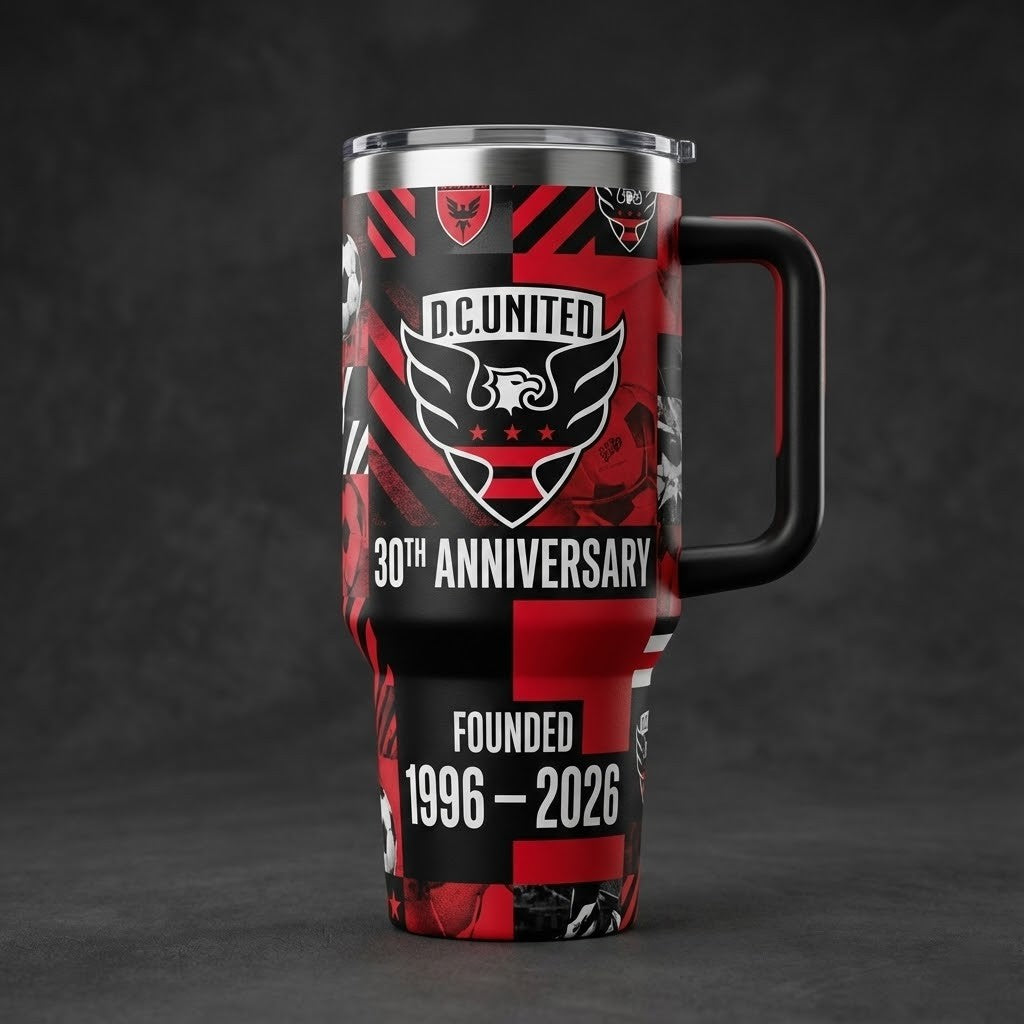 D.C. United 30th Anniversary Tumbler 1996-2026