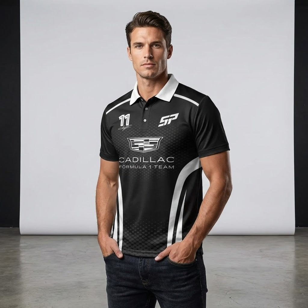 Cadillac Formula 1 Team Checo 11 Polo Shirt