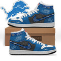 Detroit Lions Custom Name High Top Sneakers