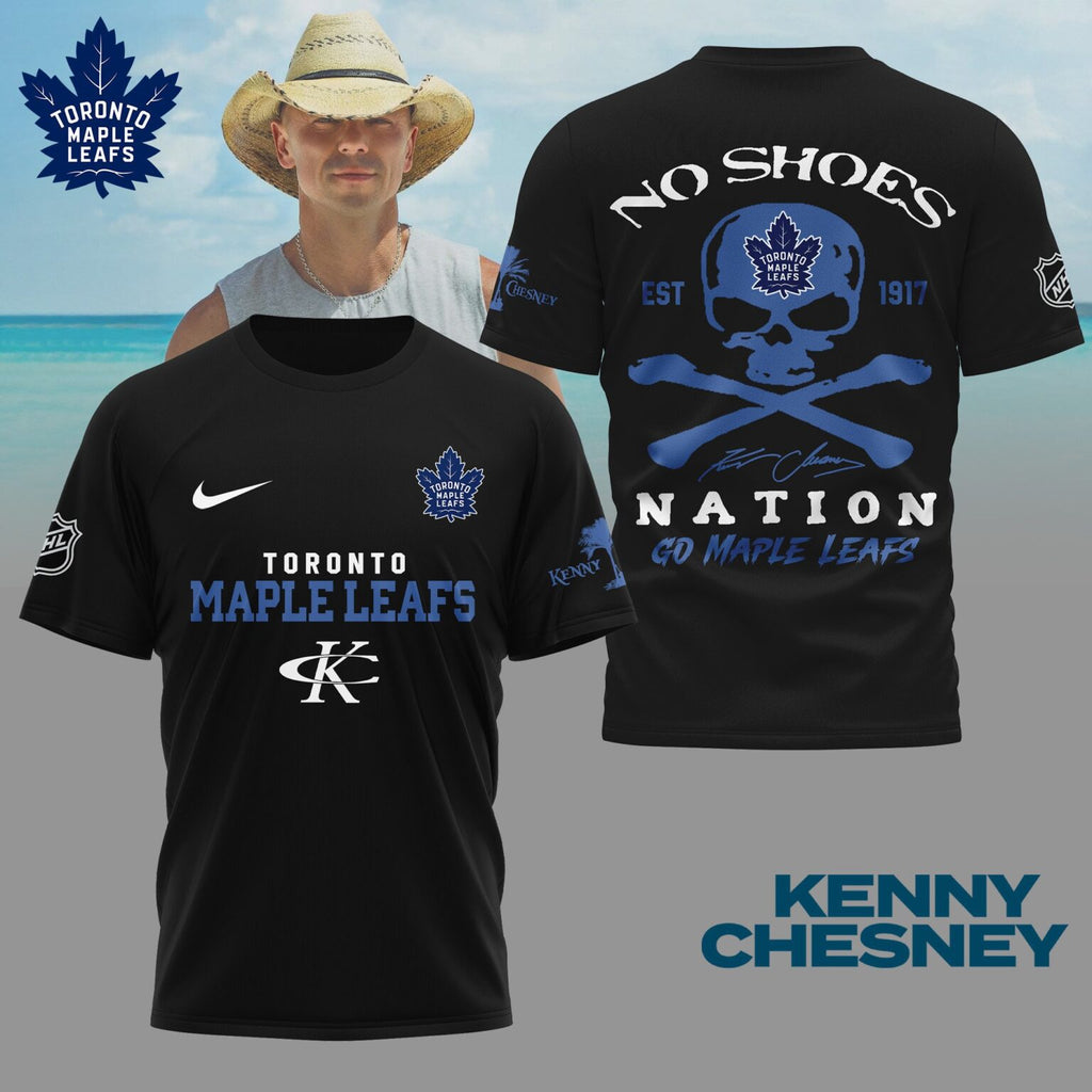 Toronto Maple Leafs Kenny Chesney No Shoes Nation T-Shirt