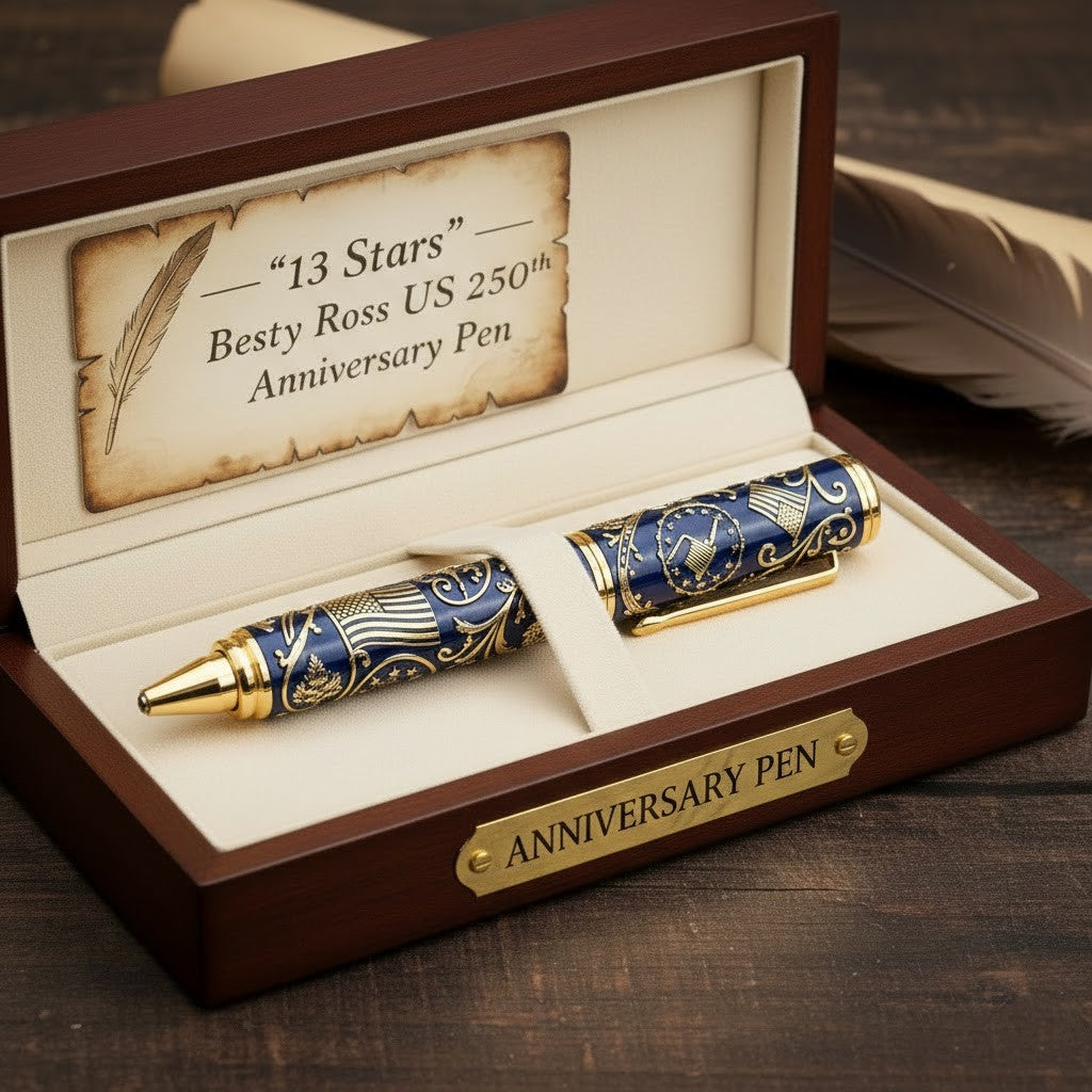 Besty Ross US 13 Stars 250th Anniversary Pen