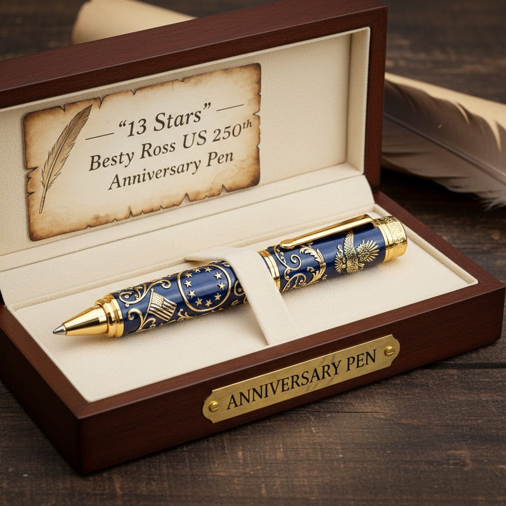 Besty Ross US 13 Stars 250th Anniversary Pen