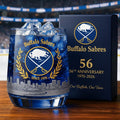 Buffalo Sabres 56th Anniversary 1970-2026 Whiskey Glass