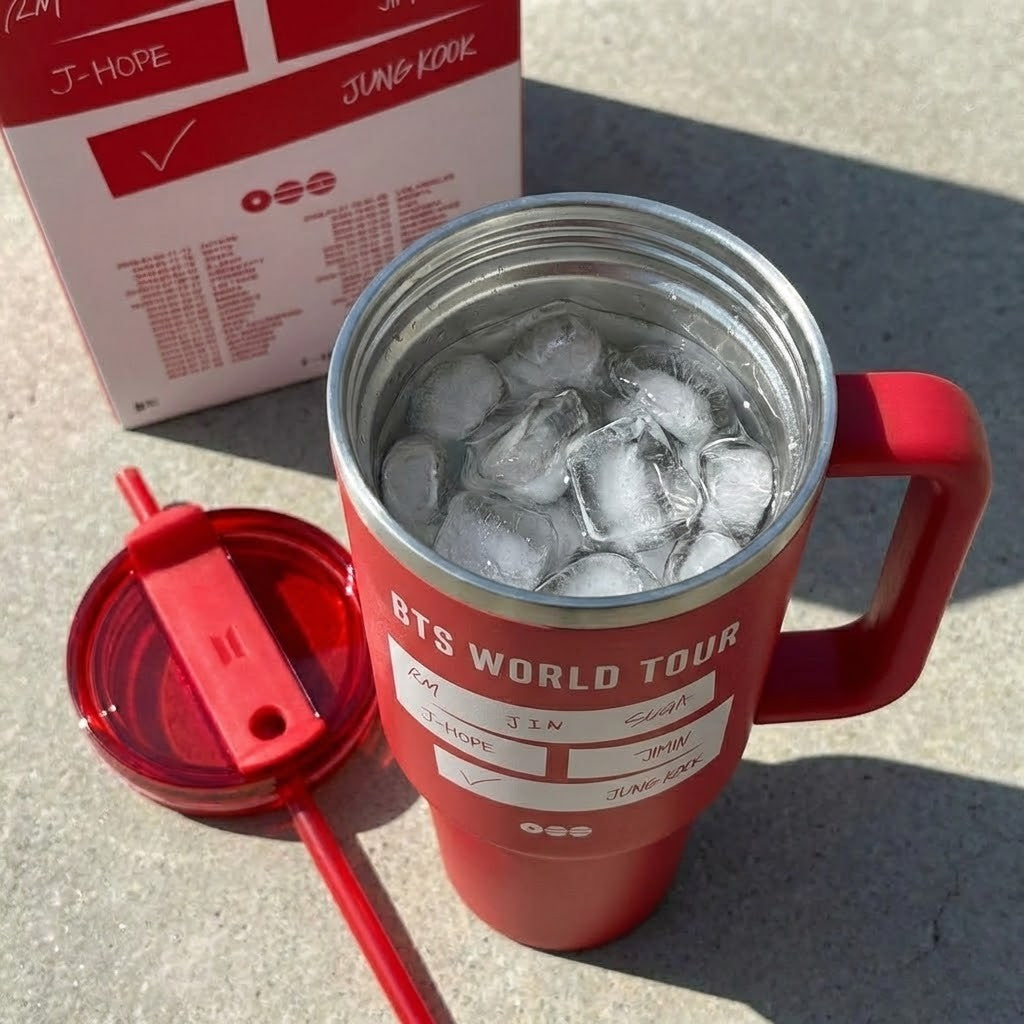 BTS World Tour 2026 Tumbler With Handle