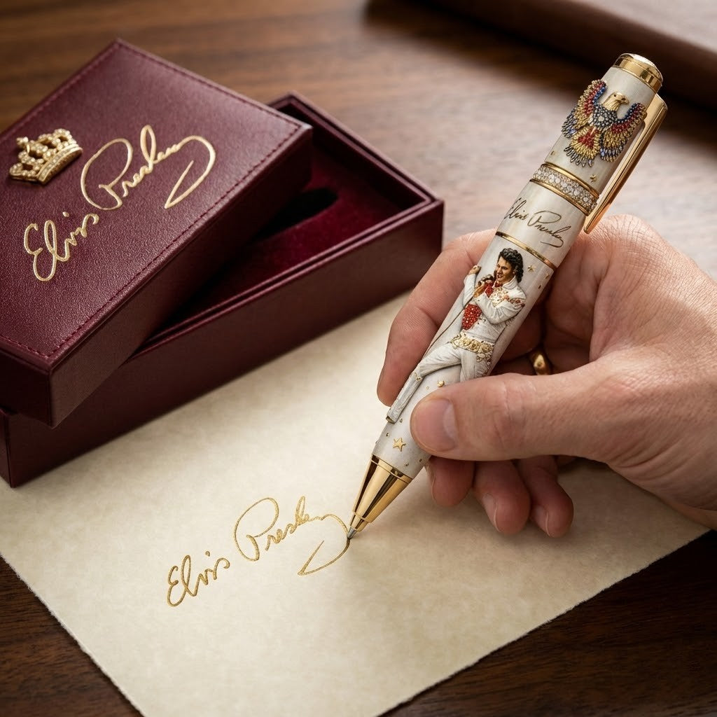 Elvis Presley The King Of Rock And Roll Collectible Pen