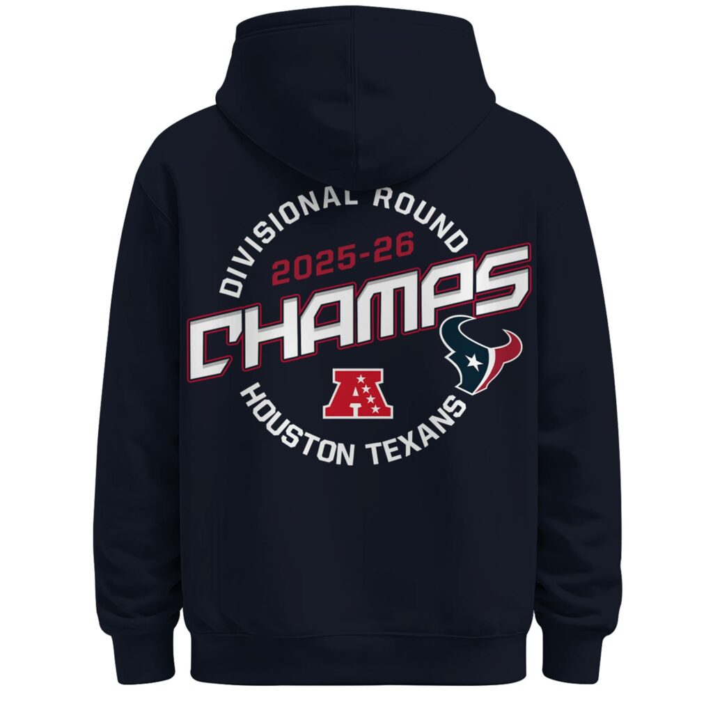 Houston Texans 2025-26 Divisional Play Off Champs Hoodie