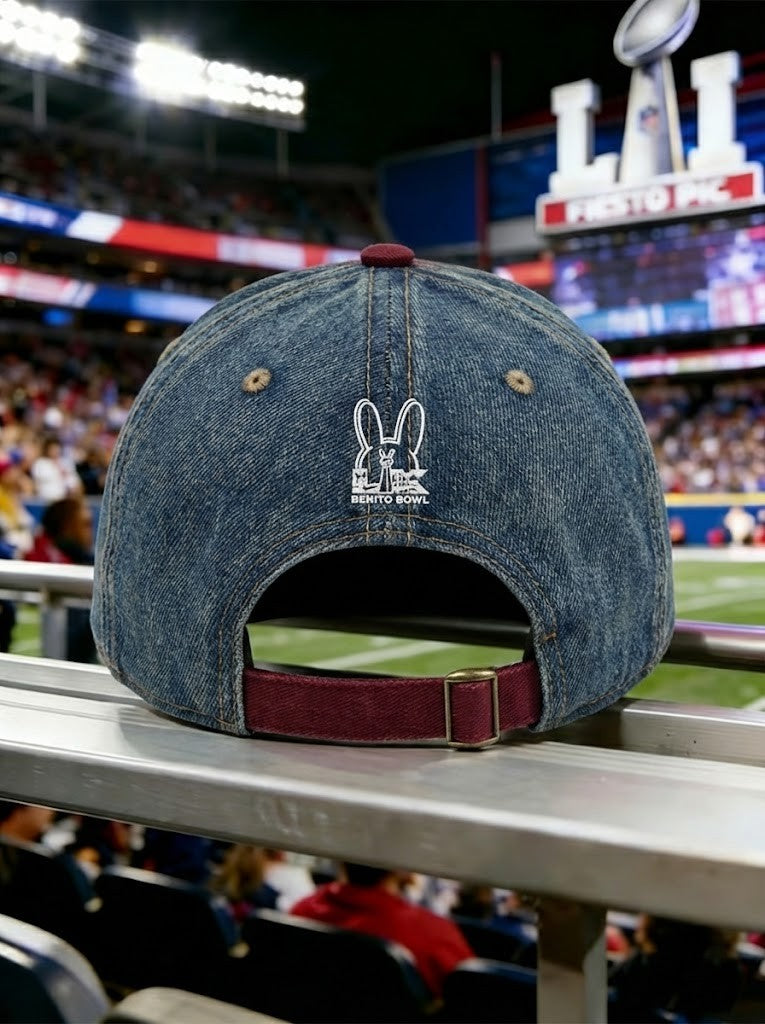 Benito Bowl Puerto Rican Flag Football Cap