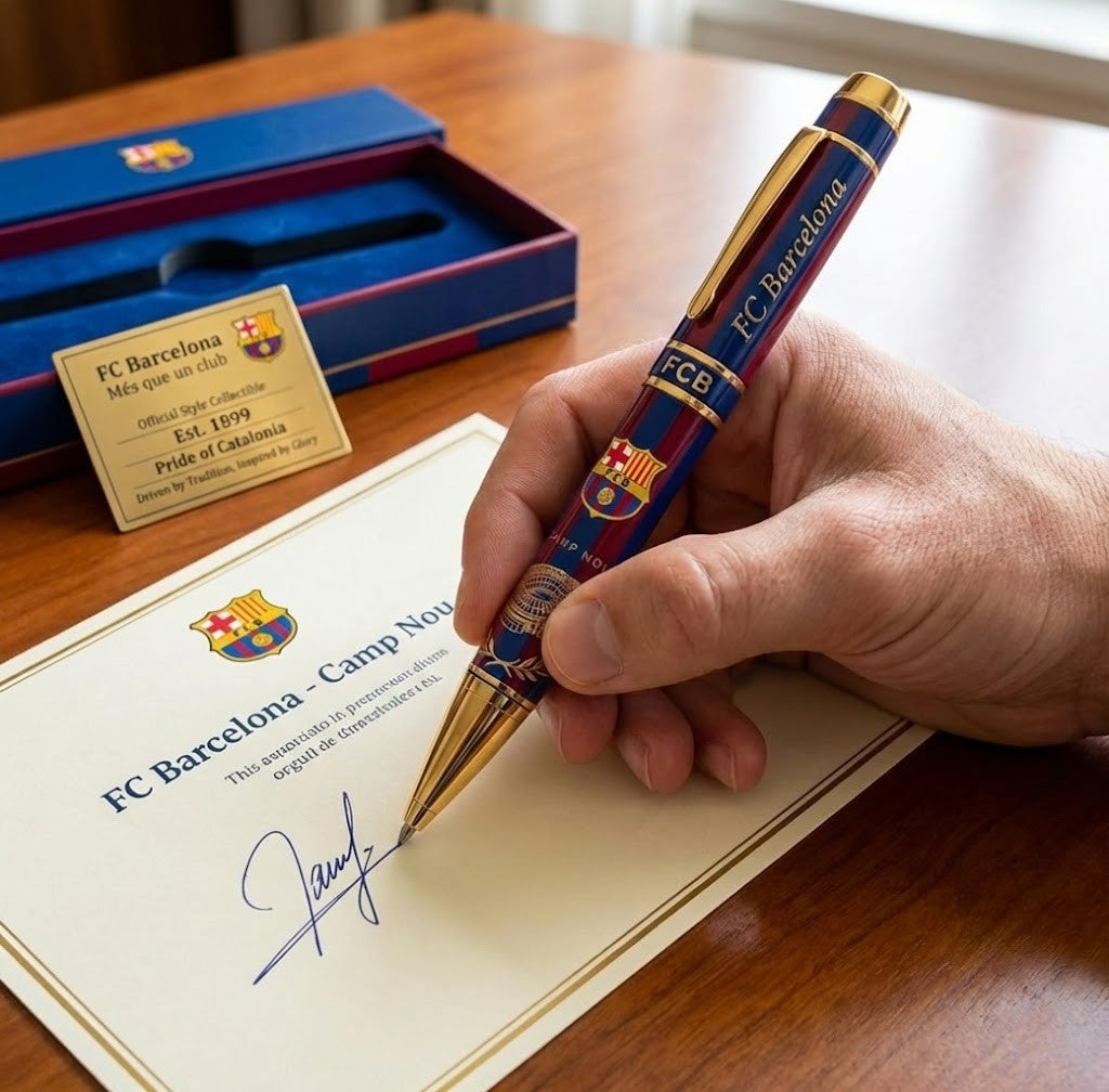 FC Barcelona Anniversary Est 1899 Collectible Pen