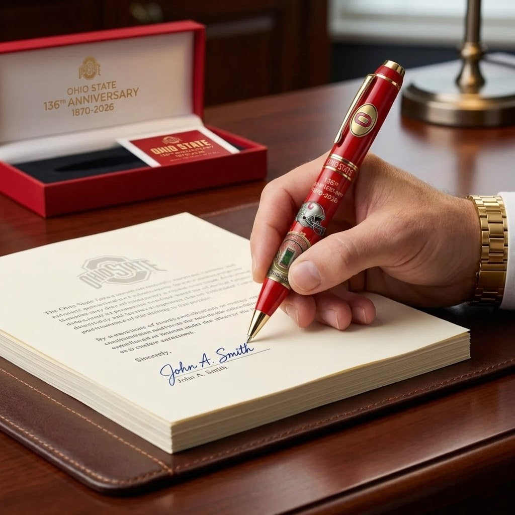 Ohio State 136th Anniversary 1870-2026 Commemorative Pen