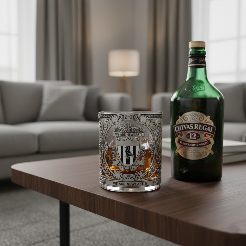 Newcastle United 1892-2026 Anniversary Whiskey Glass