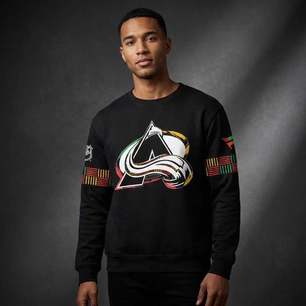 Colorado Avalanche Black History Month Sweatshirt