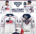 Pensacola Ice Flyers Military Appreciation America 250 Hoodie
