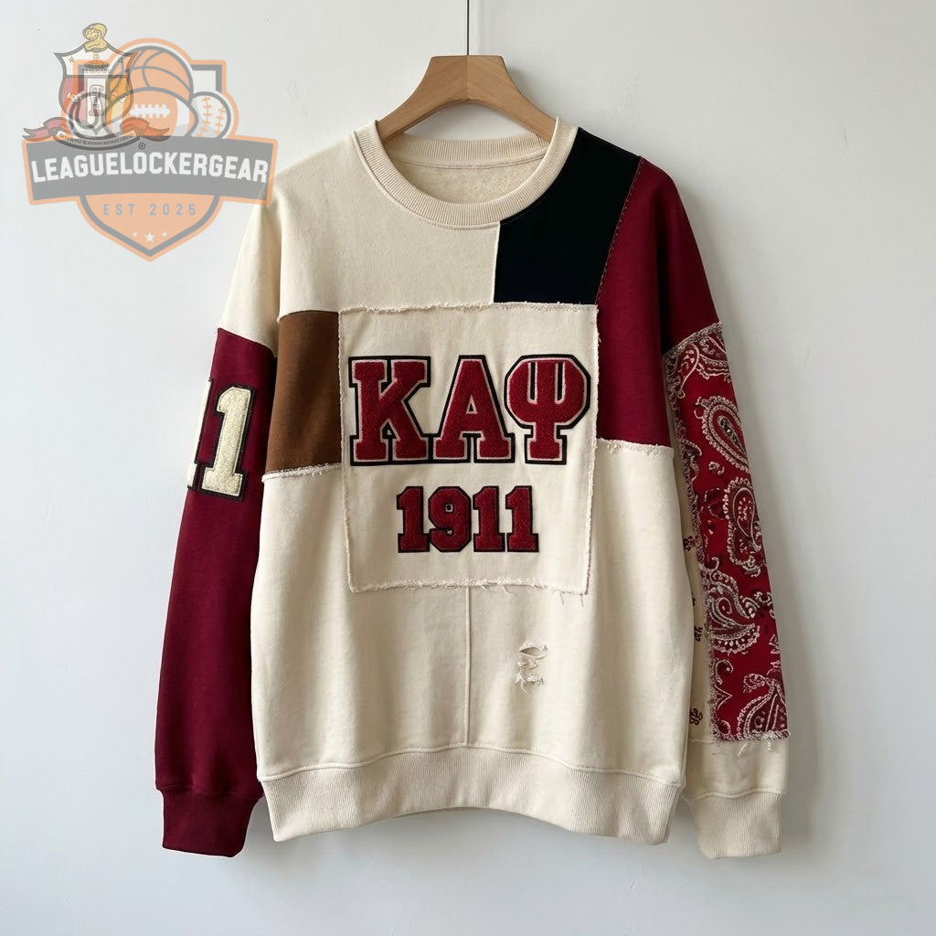Kappa Alpha Psi 1911 Patchwork Sweatshirt