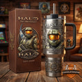 Halo 25th Anniversary Combat Evolved 2001-2026 Tumbler With Handle