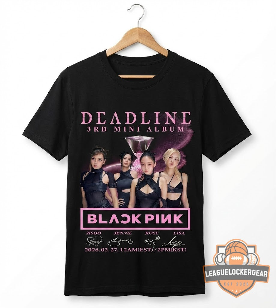 BLACKPINK Deadline 3rd Mini Album Signatures T-Shirt