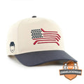 American Flag Hockey Sticks Pucks Baseball Cap