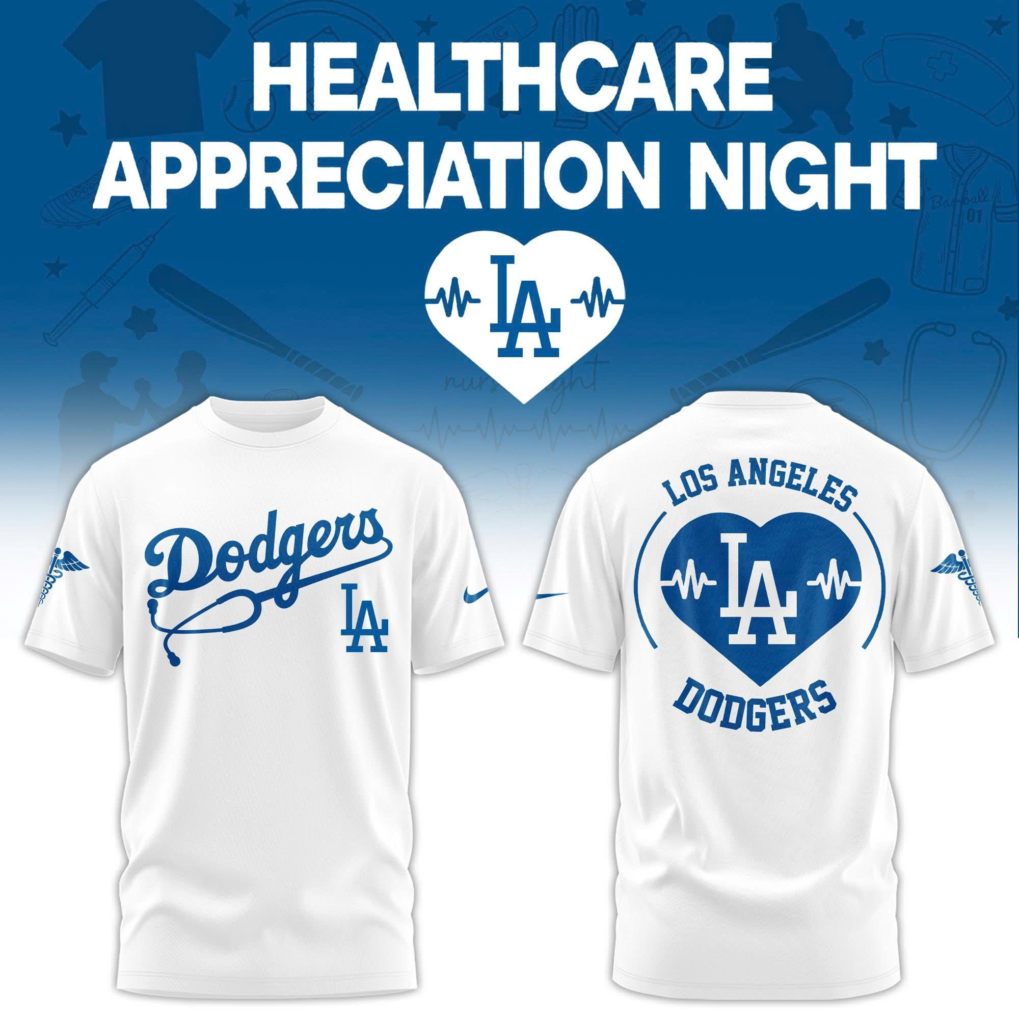 Los Angeles Dodgers Healthcare Appreciation Night T-Shirt