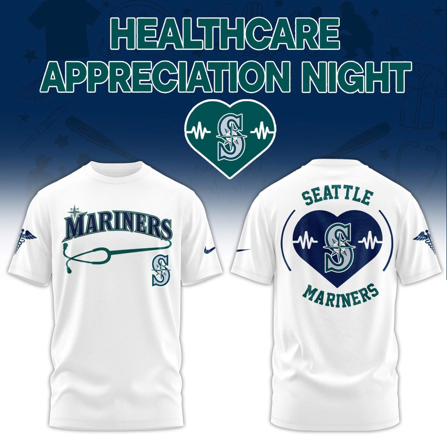 Seattle Mariners Healthcare Appreciation Night T-Shirt
