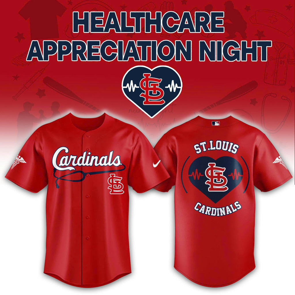 St. Louis Cardinals Healthcare Appreciation Night Baseball Jersey