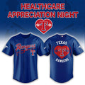 Texas Rangers Healthcare Appreciation Night Baseball Jersey