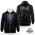 Arch Enemy Back To The Root Of All Evil 2026 Tour 3D Zip-Up Hoodie