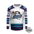Orlando Solar Bears Personalized 2026 Throwback V-shaped Hockey Jersey