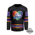 Orlando Solar Bears Personalized 2026 First Responders Appreciation V-shaped Hockey Jersey