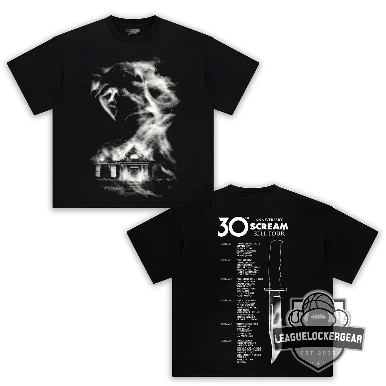 Scream 30th Anniversary Kill Tour T-Shirt