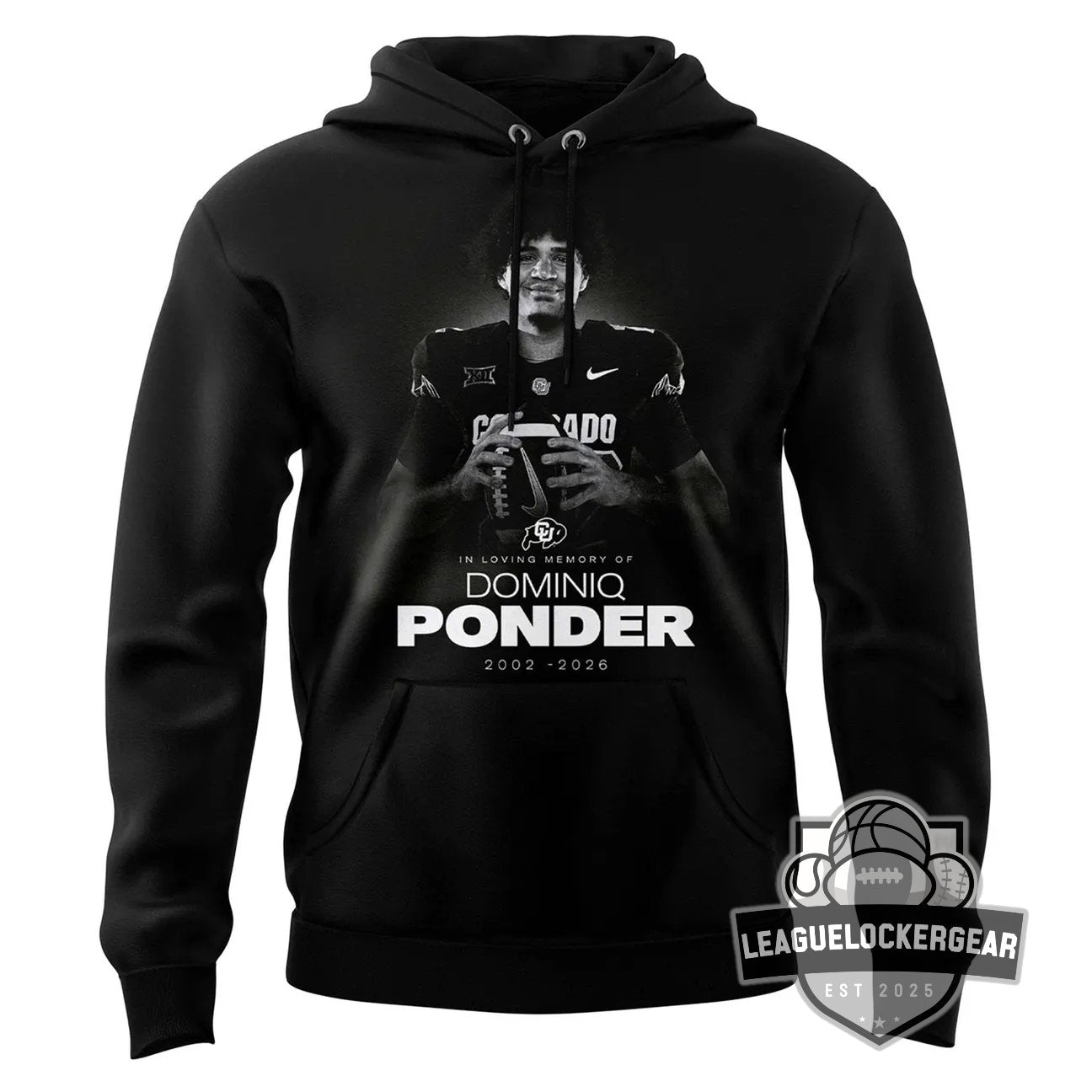 Colorado Buffaloes Dominiq Ponder Memorial Hoodie