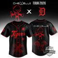 Chevelle Detroit Tigers Tour 2026 Baseball Jersey