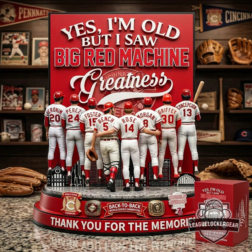 Cincinnati Reds Big Red Machine World Series Champions Acrylic Plaque