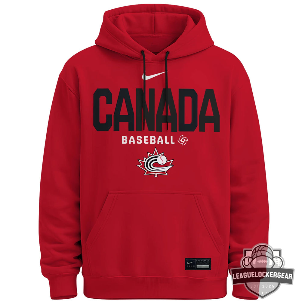 Team Canada Baseball World Baseball Classic 2026 Hoodie