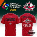 Team Canada Baseball World Baseball Classic 2026 T-Shirt