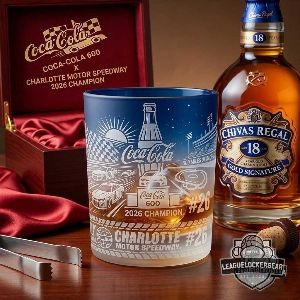 CocaCola 600 2026 Champion Whiskey Glass