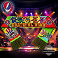 Grateful Dead Dancing Bears Steal Your Face Scarf