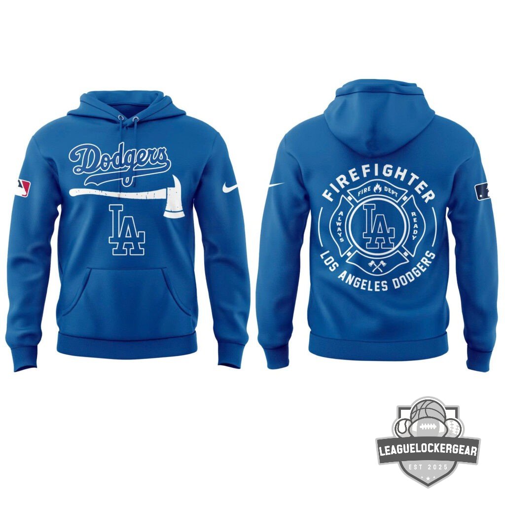 Los Angeles Dodgers Firefighter Appreciation Day Hoodie
